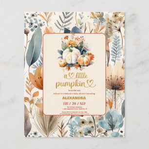 Een beetje pompoen budget baby shower