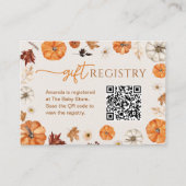 Een beetje pompoen cadeau register behuizing Kaart (Voorkant)