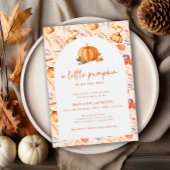 Een beetje pompoen Elegante Herfst Bloemen Kaart