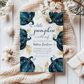 Een beetje pompoen Floral Celestial Baby shower Kaart