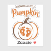 Een beetje pompoen Grappige Herfst Sticker (Vel)