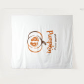 Een beetje pompoen Grappige Herfst Wandkleed (Voorkant (horizontaal))