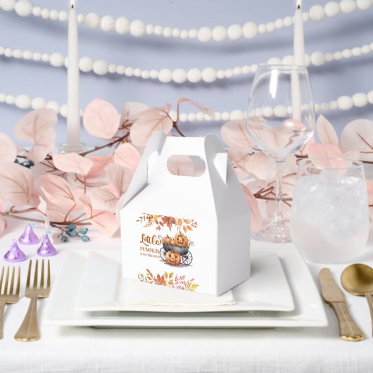 Een beetje pompoen Halloween Herfst Baby shower Bedankdoosjes (Huwelijk)