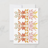 Een beetje pompoen Halloween Herfst Baby shower Bedankkaart (Achterkant)