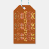 Een beetje pompoen Halloween Herfst Baby shower Cadeaulabel (Achterkant)