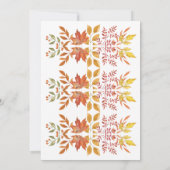 Een beetje pompoen Halloween Herfst Baby shower Kaart (Achterkant)