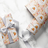 Een beetje pompoen Herfst baby shower Cadeaupapier