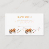 Een beetje pompoen Herfst Baby shower Genderneutra Informatiekaartje (Voorkant)