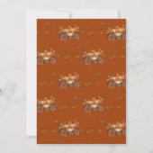 Een beetje pompoen Herfst Baby shower Genderneutra Kaart (Achterkant)