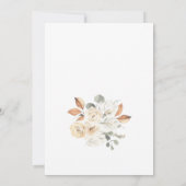 Een beetje pompoen Herfst Baby shower Genderneutra Kaart (Achterkant)