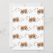 Een beetje pompoen Herfst Baby shower Genderneutra Kaart (Achterkant)