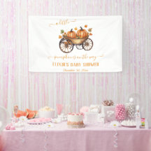 Een beetje pompoen Herfst Baby shower genderneutra
