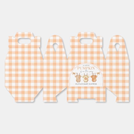 Een beetje pompoen Herfst Baby shower gunstbox Bedankdoosjes (Ongevouwen)