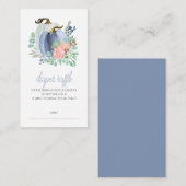 Een beetje Pompoen Herfst Baby shower Luier Raffle Informatiekaartje (Voorkant / Achterkant)