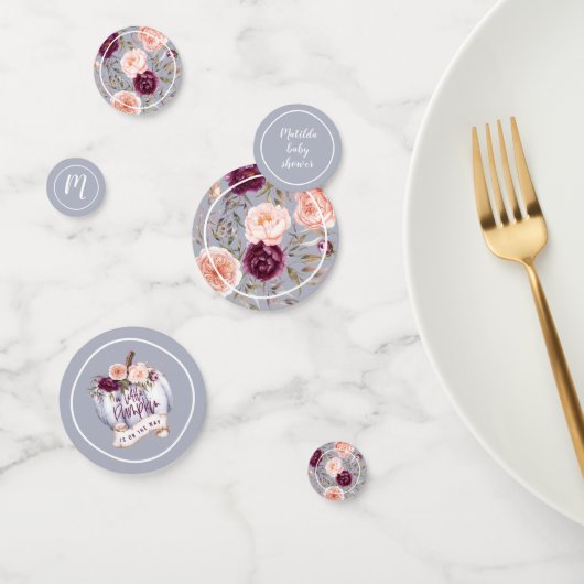 Een beetje pompoen herfst baby shower party decor confetti (Groep)