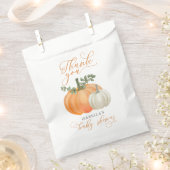 Een beetje pompoen Herfst herfst Baby shower Bedankzakje (Geknipt)