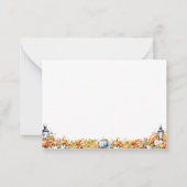 Een beetje pompoen Herfst Herfst Baby shower BLANK Notitiekaartje (Voorkant)