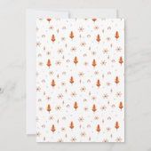 Een beetje pompoen Herfst herfst Baby shower Kaart (Achterkant)