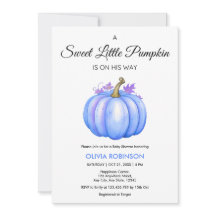 Een beetje pompoen Herfst Herfst Blue Boy Baby sho