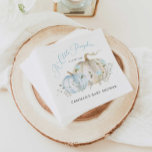 Een beetje pompoen Herfst jongen Baby shower papie Servet<br><div class="desc">Een elegante Boy baby shower papieren servetten ontworpen met Blauwe en witte waterverf pompoenen. De meeste letters kunnen worden bewerkt - klik op de knop "Aanpassen Verder" om te bewerken. Overeenkomende items in onze winkel Cava party design</div>