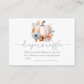 Een beetje pompoen Herfst luier rafel Informatiekaartje (Voorkant)