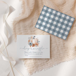 Een beetje pompoen Herfst luier rafel Informatiekaartje