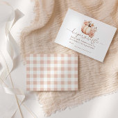 Een beetje pompoen Herfst luier rafel Informatiekaartje