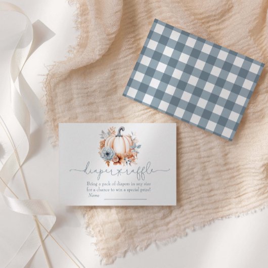 Een beetje pompoen Herfst luier rafel Informatiekaartje