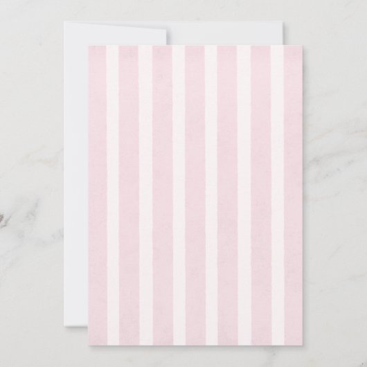 Een beetje pompoen Herfst roze Baby shower uitnodi Kaart (Achterkant)