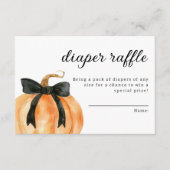 Een beetje pompoen is bijna hier Baby shower Informatiekaartje (Voorkant)