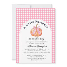 Een beetje pompoen is bijna hier Baby shower