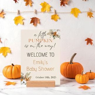 Een beetje pompoen is onderweg - Baby shower