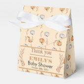 Een beetje pompoen is onderweg - Baby shower Bedankdoosjes (Voorkant Zijde)
