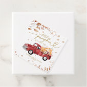 Een beetje pompoen is onderweg Baby shower Bedankjes Labels (In situ)