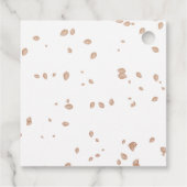 Een beetje pompoen is onderweg Baby shower Bedankjes Labels (Achterkant)