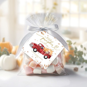 Een beetje pompoen is onderweg Baby shower Bedankjes Labels