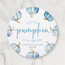 Een beetje pompoen is onderweg. Baby Shower