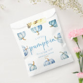 Een beetje pompoen is onderweg. Baby Shower Bedankzakje (Gezegeld)