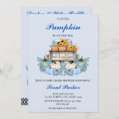 Een beetje pompoen is onderweg Baby shower Kaart (Voorkant / Achterkant)
