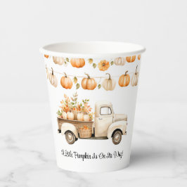 Een beetje pompoen is onderweg Baby shower Papieren Bekers