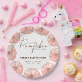 Een beetje pompoen is onderweg Baby shower Papieren Bordje (Feest)