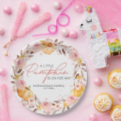 Een beetje pompoen is onderweg Baby shower Papieren Bordje (Feest)