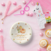 Een beetje pompoen is onderweg. Baby Shower Papieren Kommen (Feest)