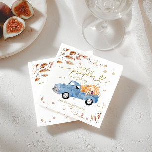 Een beetje pompoen is onderweg Baby shower Servet