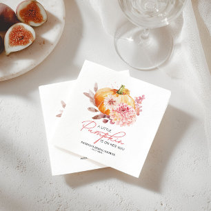 Een beetje pompoen is onderweg Baby shower Servet