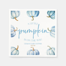 Een beetje pompoen is onderweg. Baby Shower