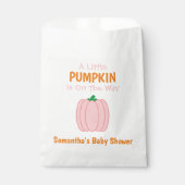 Een beetje pompoen is onderweg bedankzakje (Voorkant)