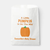 Een beetje pompoen is onderweg bedankzakje (Voorkant)