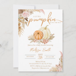 Een beetje pompoen is onderweg Boho Autumn Herfst Kaart