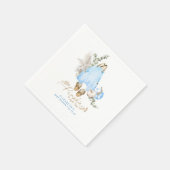 Een beetje pompoen is onderweg - Herfst Baby showe Servet (Hoek)